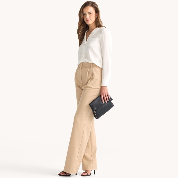 Hammit Medium Black Snake Embossed Detail Rivet Crossbody or Clutch Bag - Picture 2 of 14